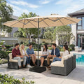 15ft Patio Umbrella with Base