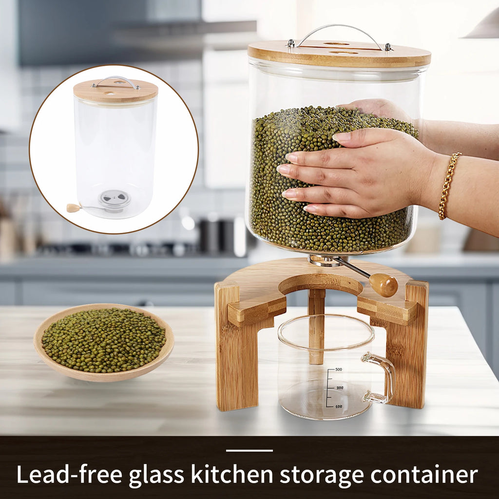 5L/7.5L Glass Food Storage dispenser