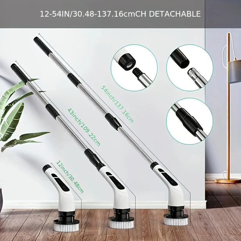 Electric Spin Scrubber, Cordless/Rechargeable