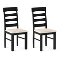 Set of 2, High Back Chairs