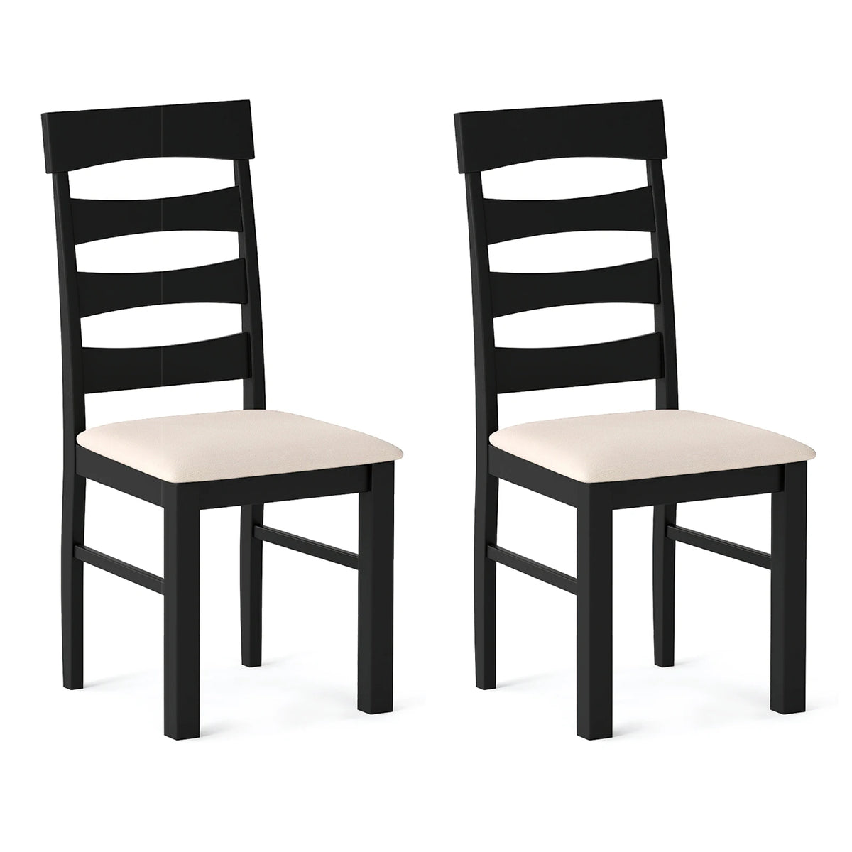 Set of 2, High Back Chairs