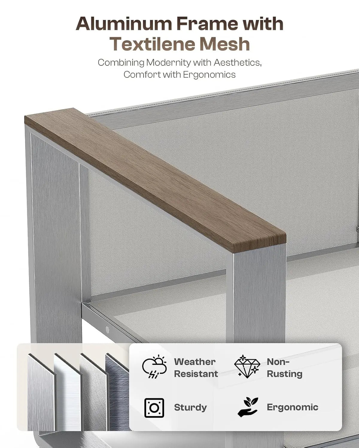 4 Piece Deep Seat Furniture Set