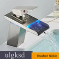 Black LED Bathroom  Faucet