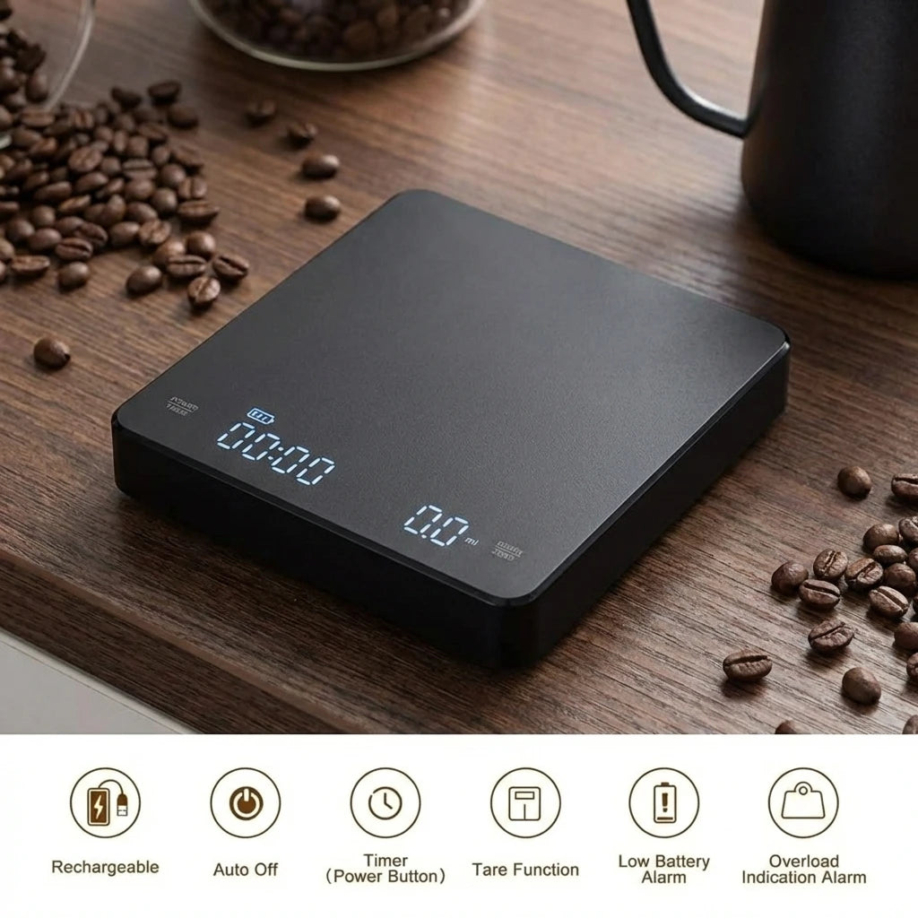 Digital Kitchen Scale LED Screen USB Powered