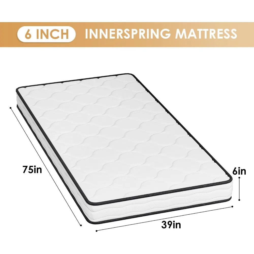 Hybrid Mattress With High-Density Foam, Breathable Cover, Pocket Spring Design