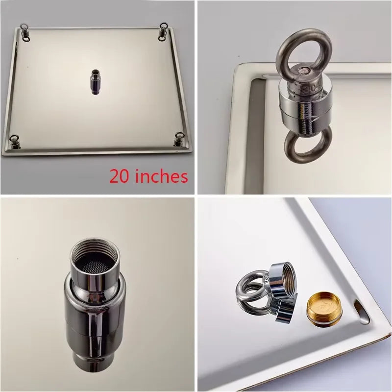 Ultra-thin Rainfall Shower Head