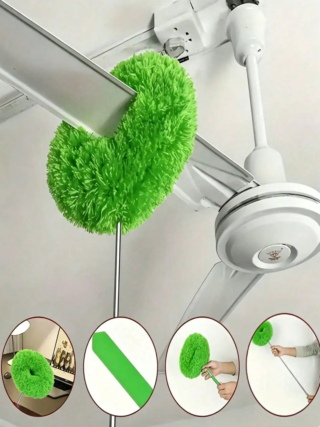 Extendable Microfiber Adjustable Ceiling Fan Duster