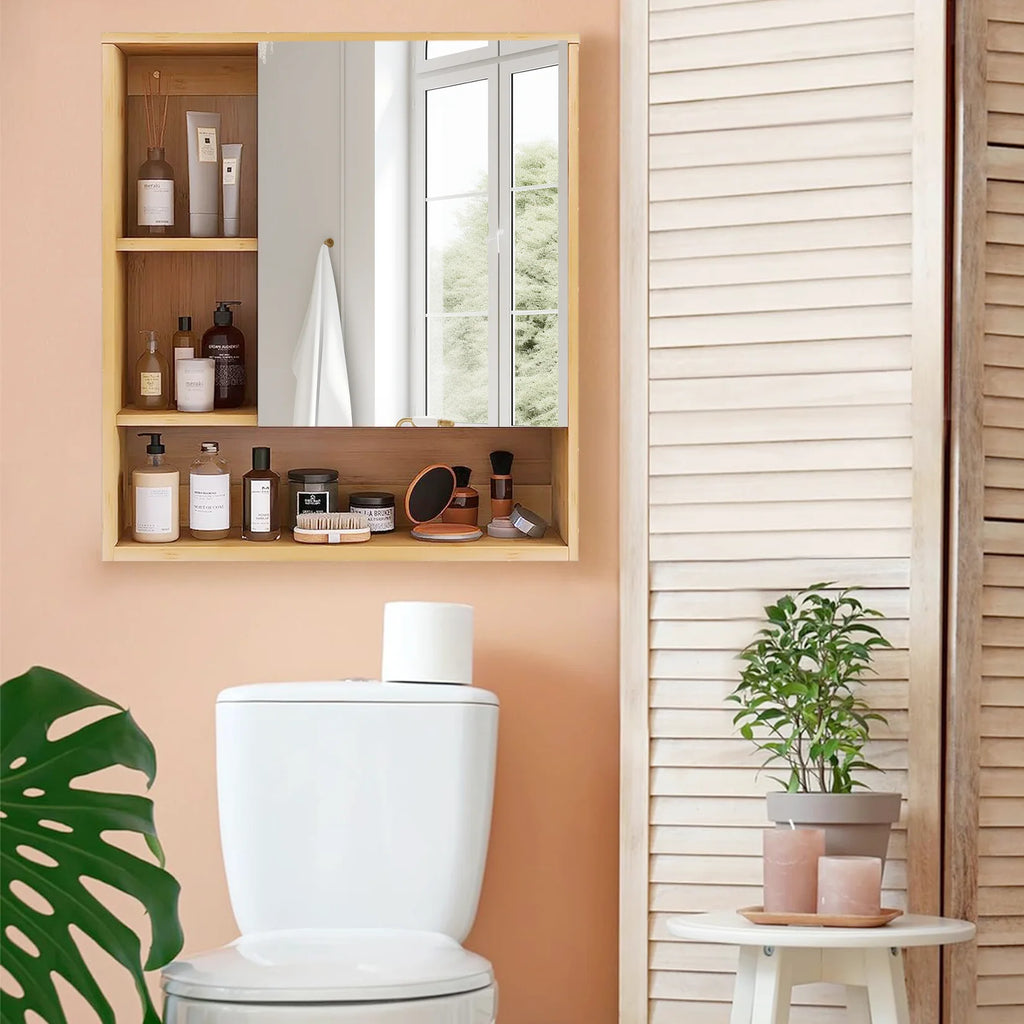 Bamboo Wall Medicine Cabinet