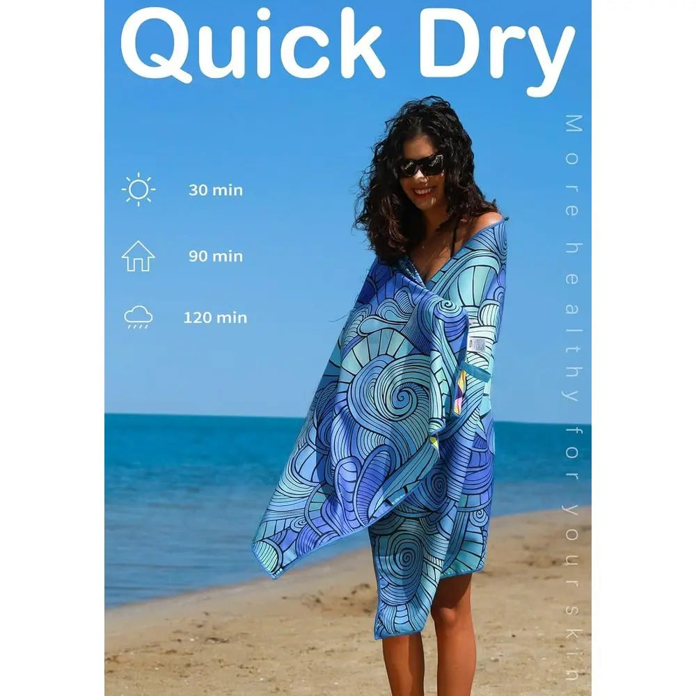 Lightweight Microfiber Beach Towel