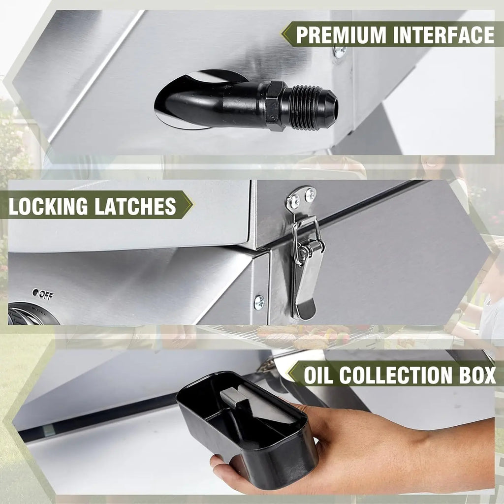 Tabletop Gas Grill 2 Burners