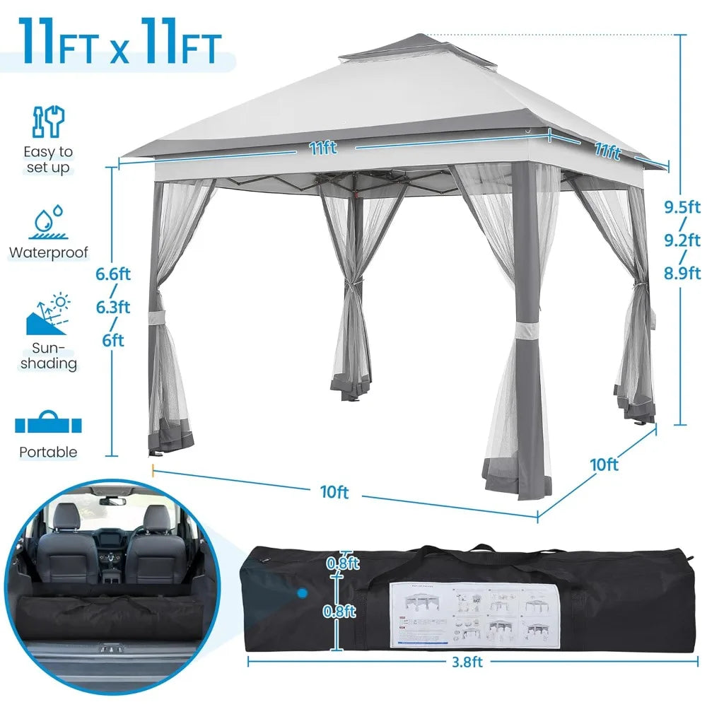 11x11 Pop Up Gazebo