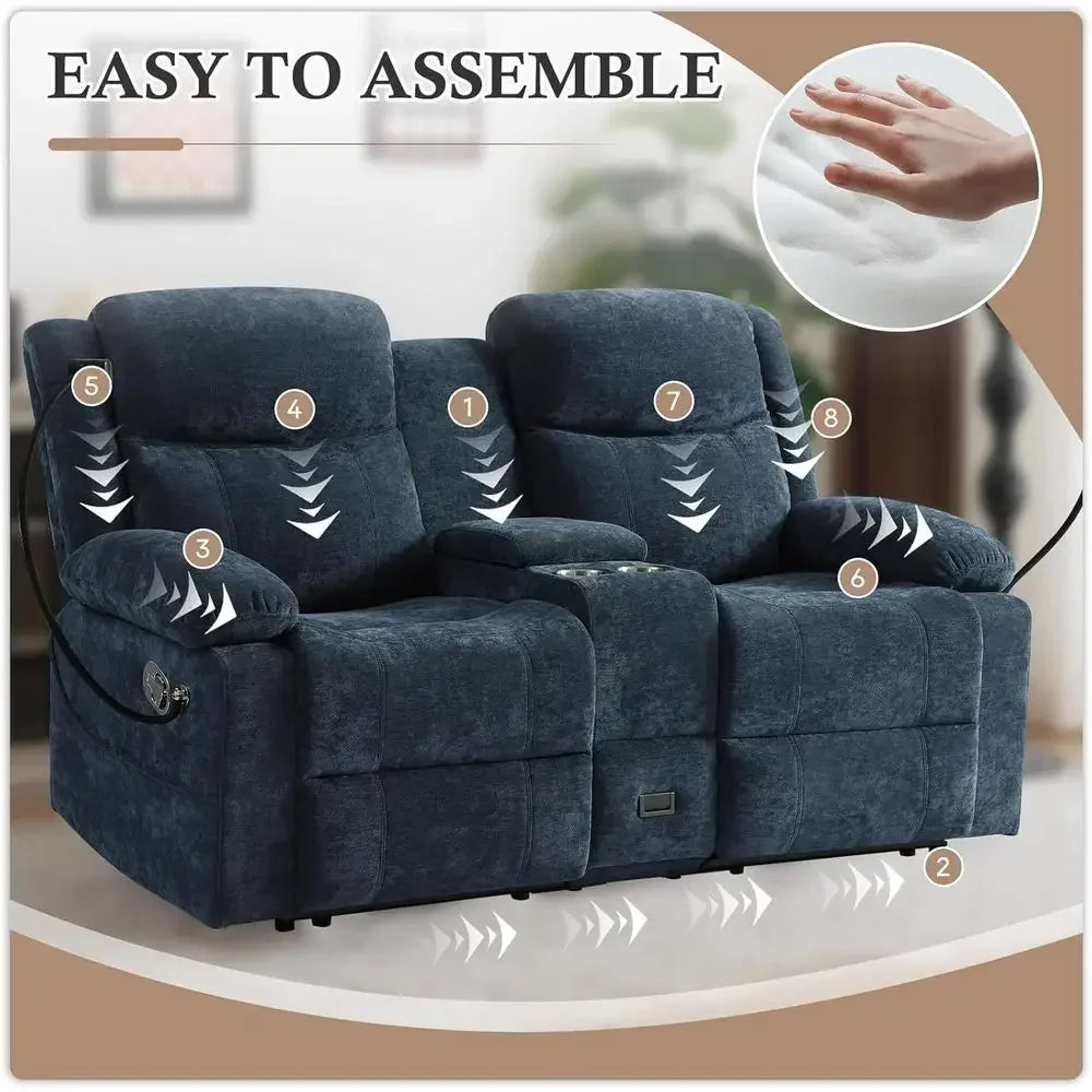 Manual Recliner Loveseat