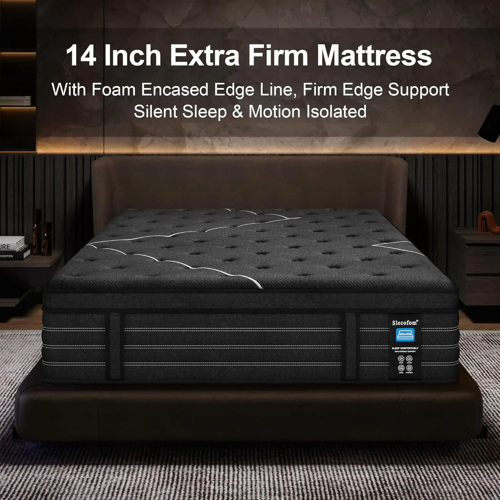 King Memory Foam mattress with Lumbar Support for Back Pain