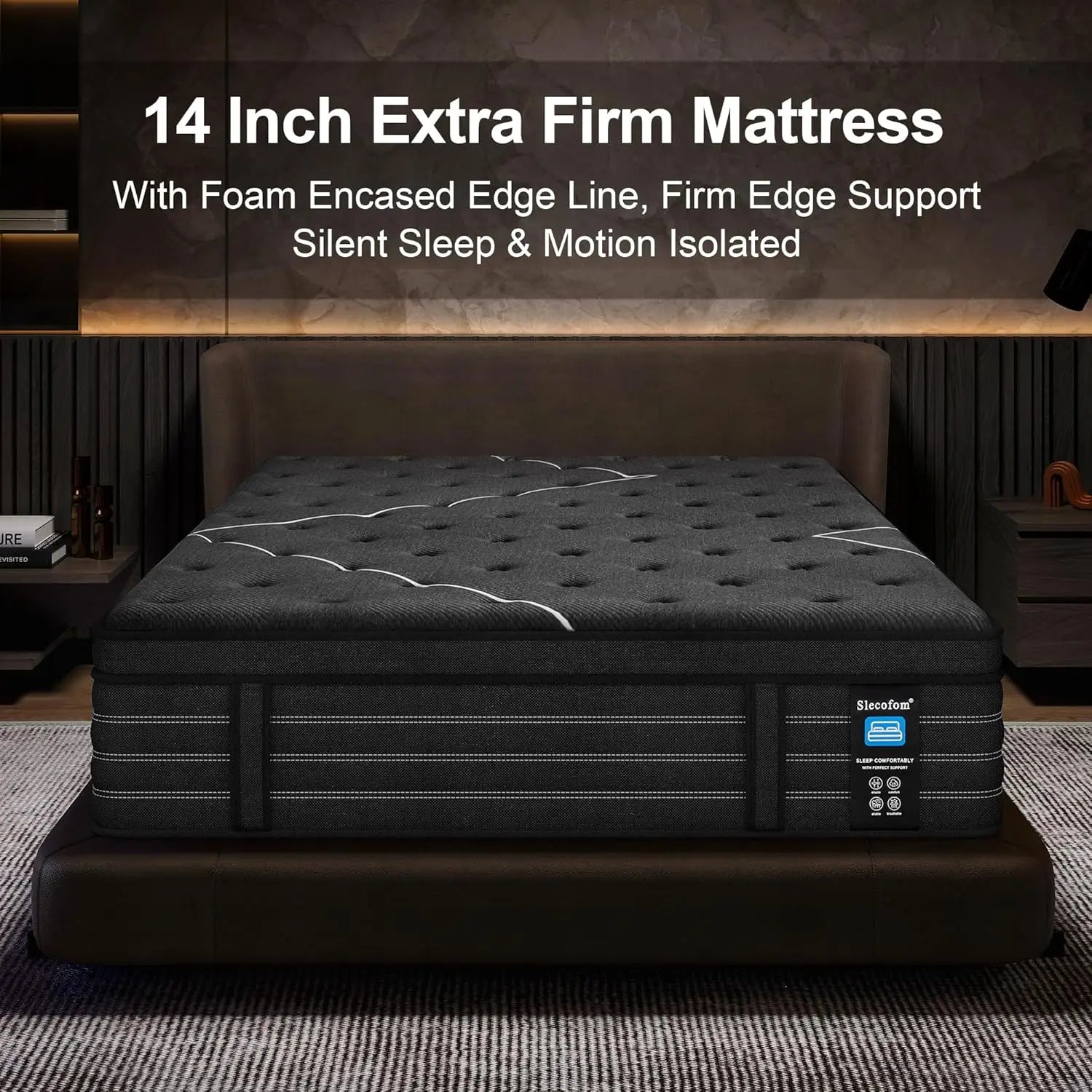 King Memory Foam mattress with Lumbar Support for Back Pain