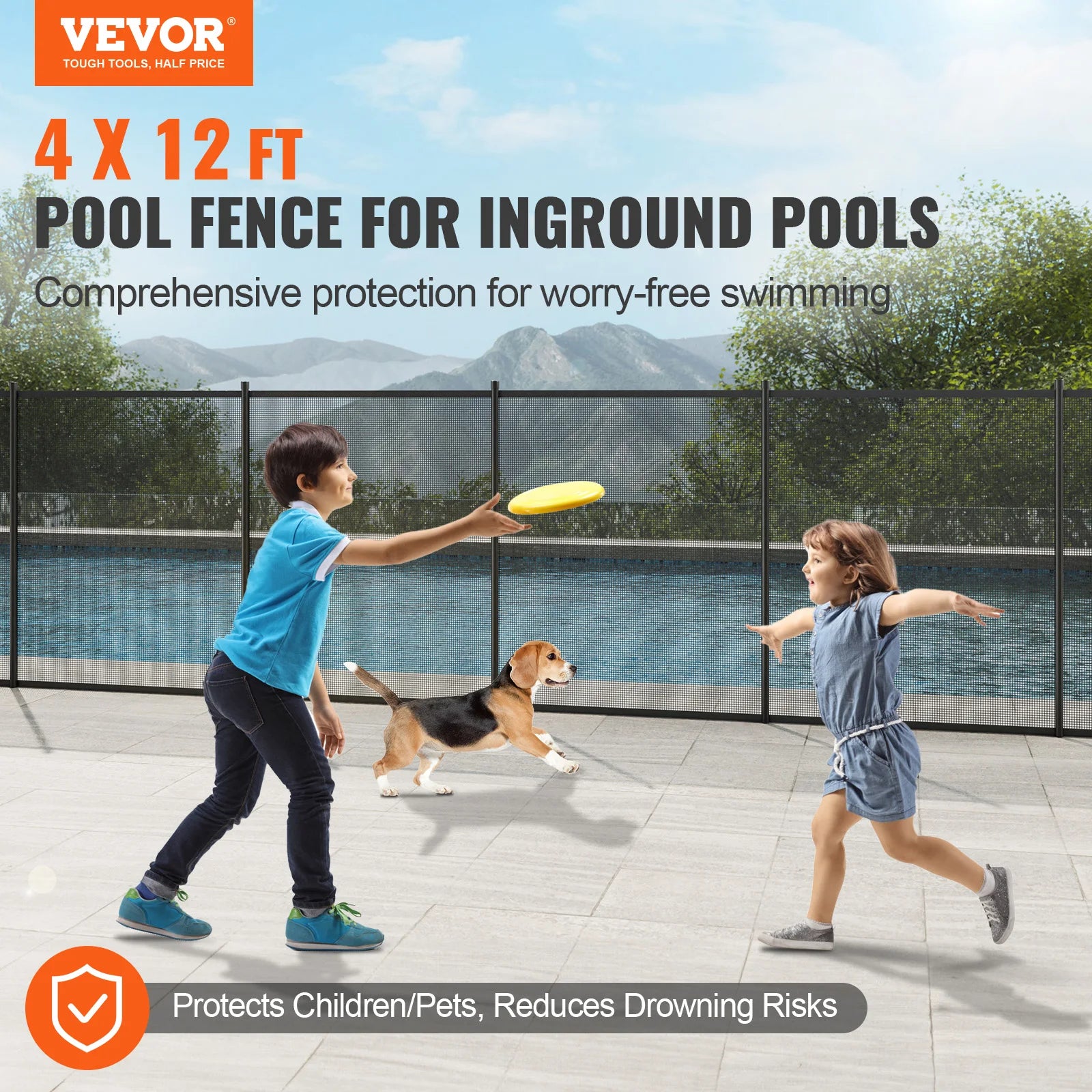 Removable Child/Pet Safety Pool Fencing