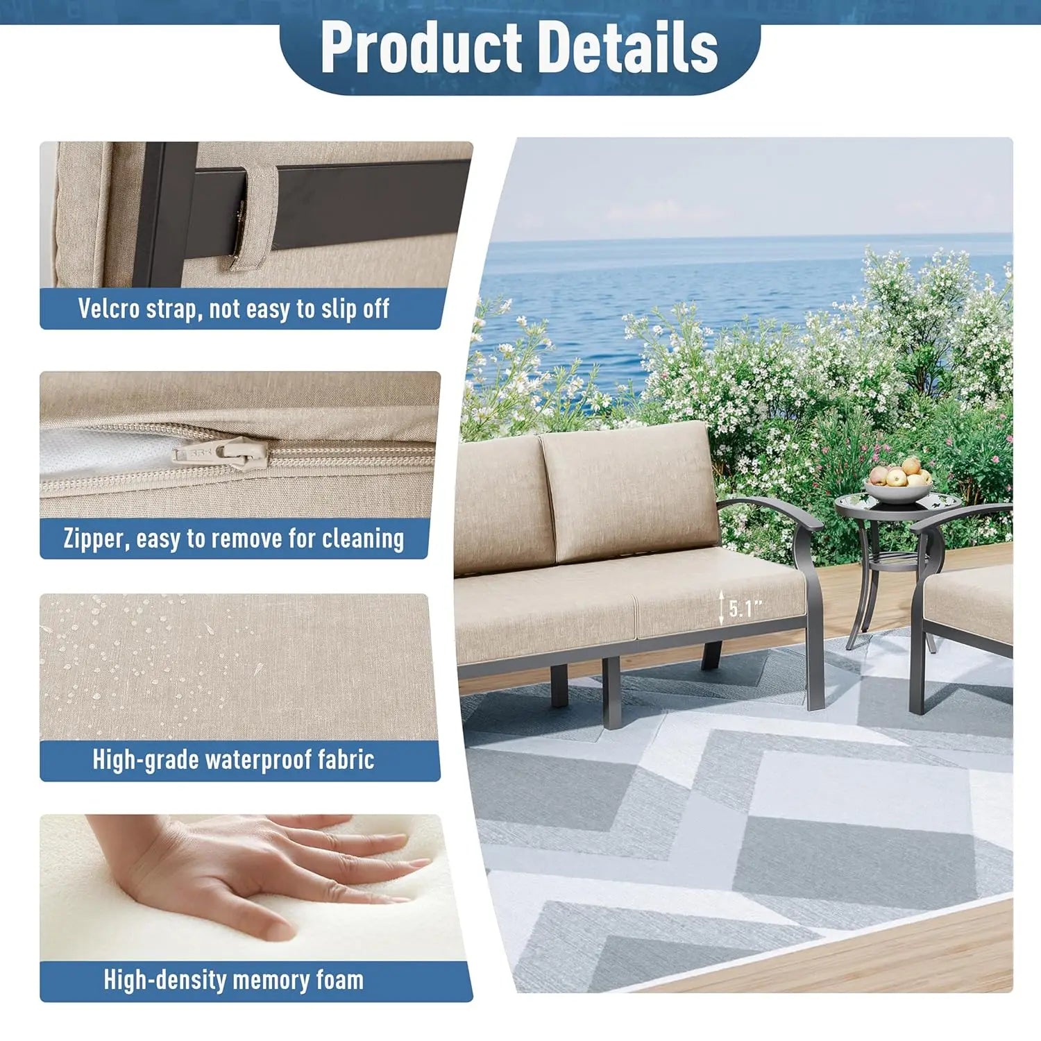 10-Seat Outdoor Conversation Sets