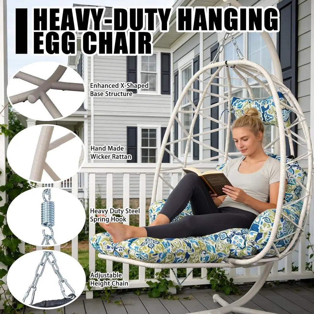 Hanging Egg Chair with Stand