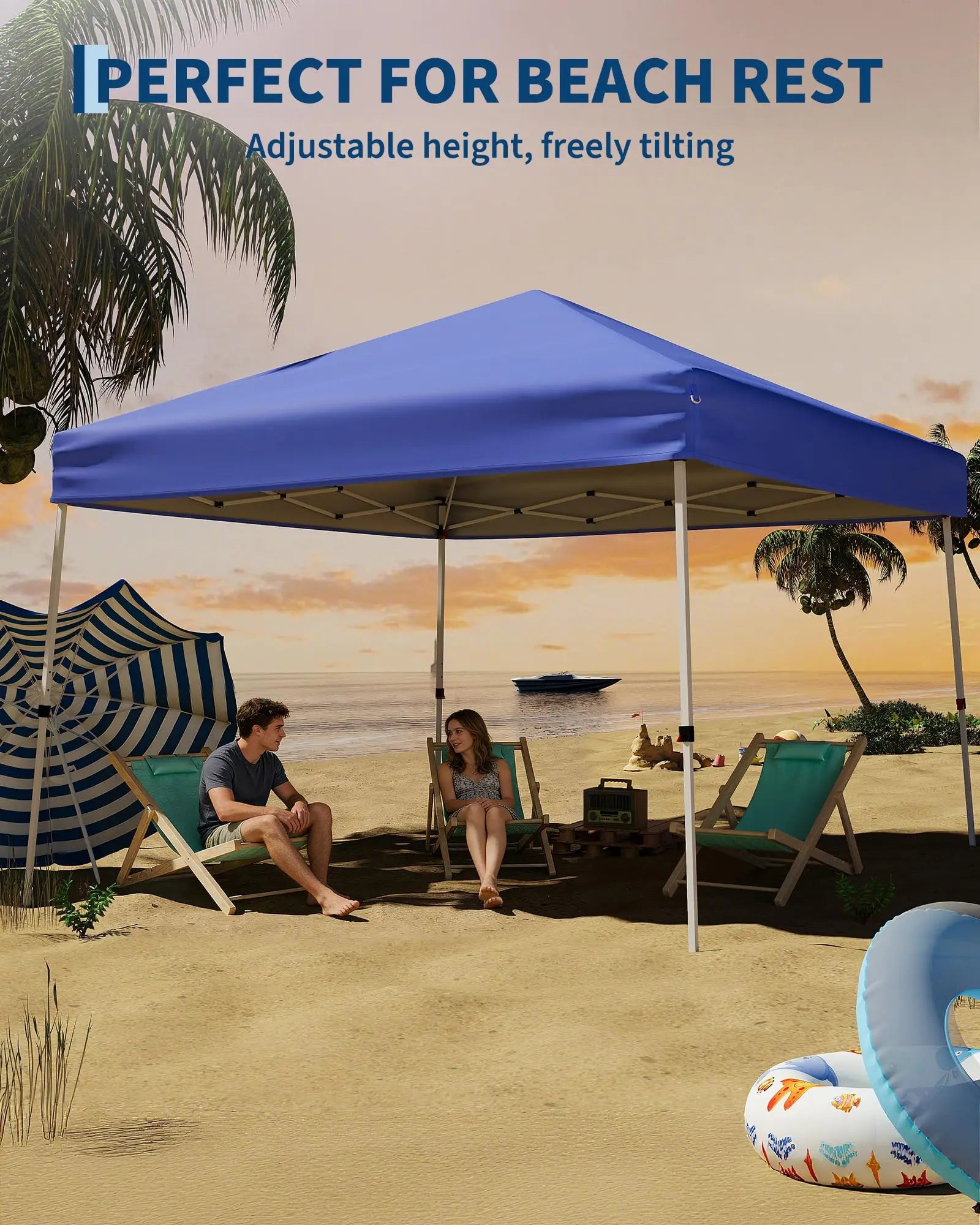 10x10 FT Pop Up Canopy With Carry Bag