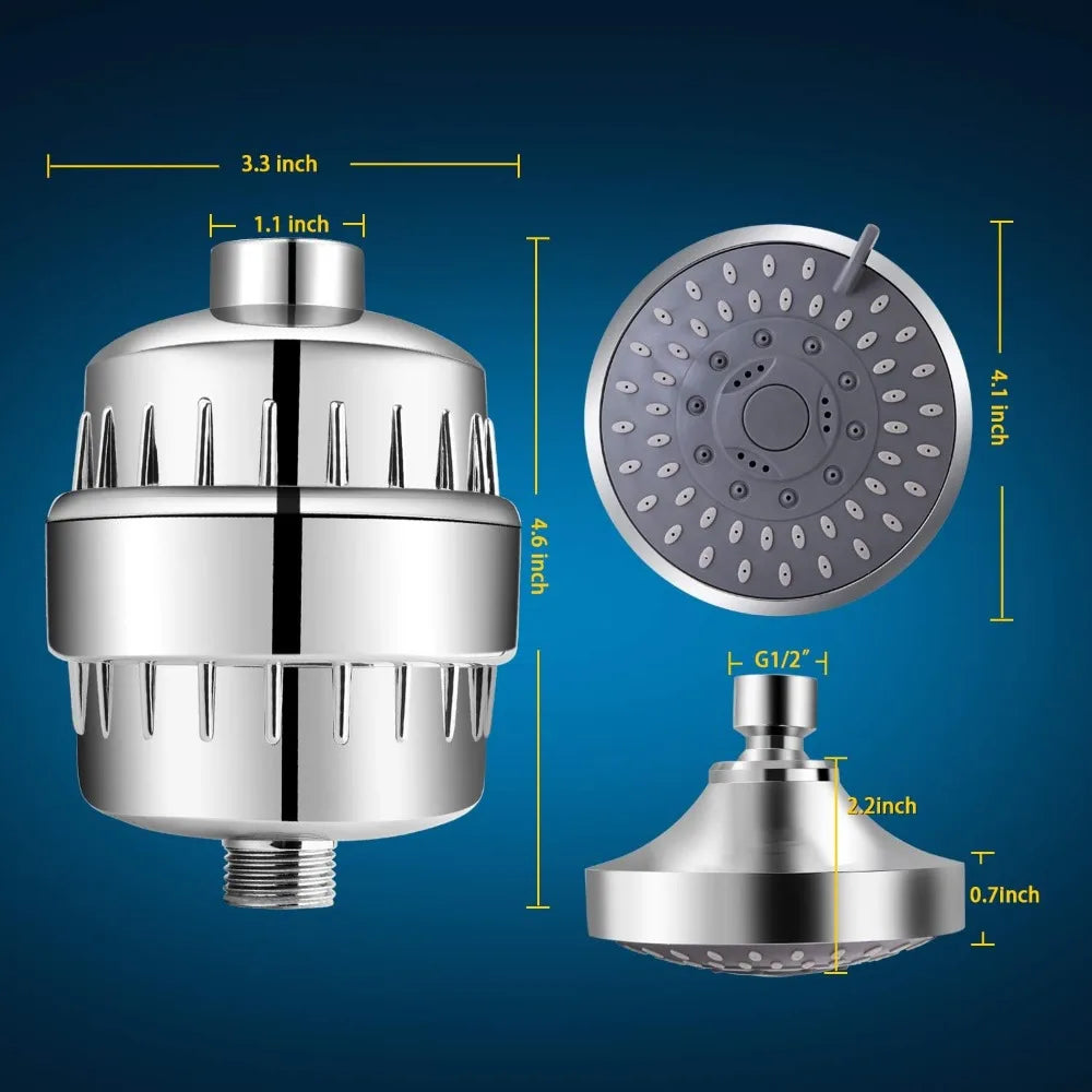 High Pressure Filtered Shower Head