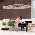 10FT Cantilever Umbrella, Easy Tilt, UV Protection