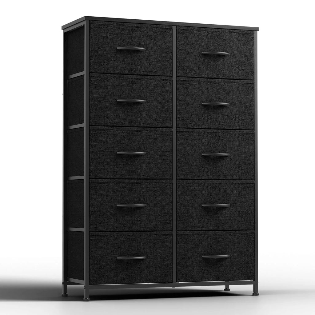 10 Fabric Drawer Dresser, Nightstand