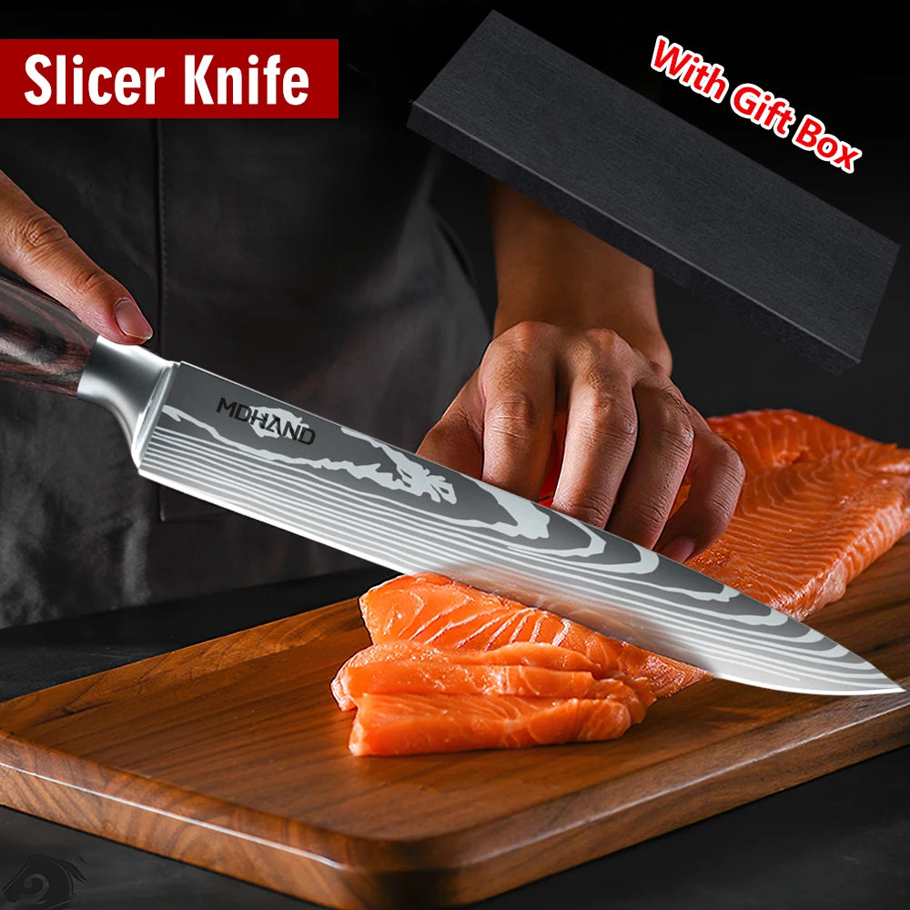 German Stainless Steel 8 Inch Slicing Knife