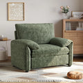 Oversized Plush Chenille Accent Chair