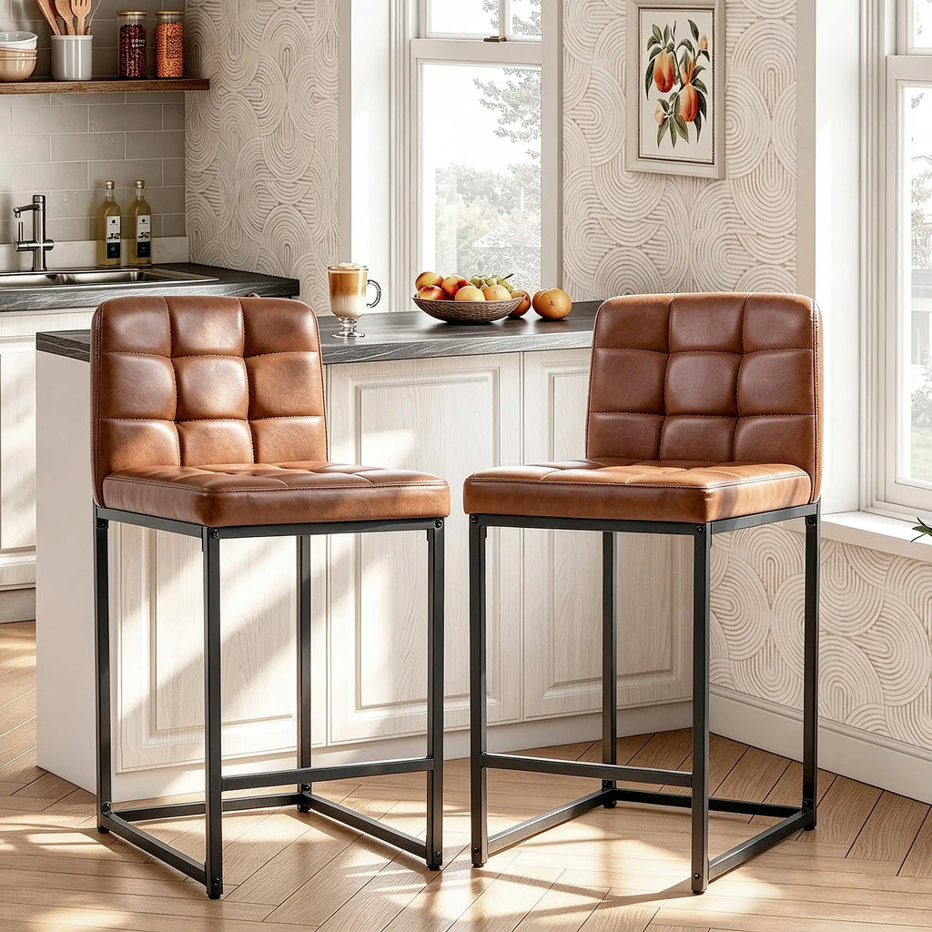 Set Of 2 Counter Height Bar Stools