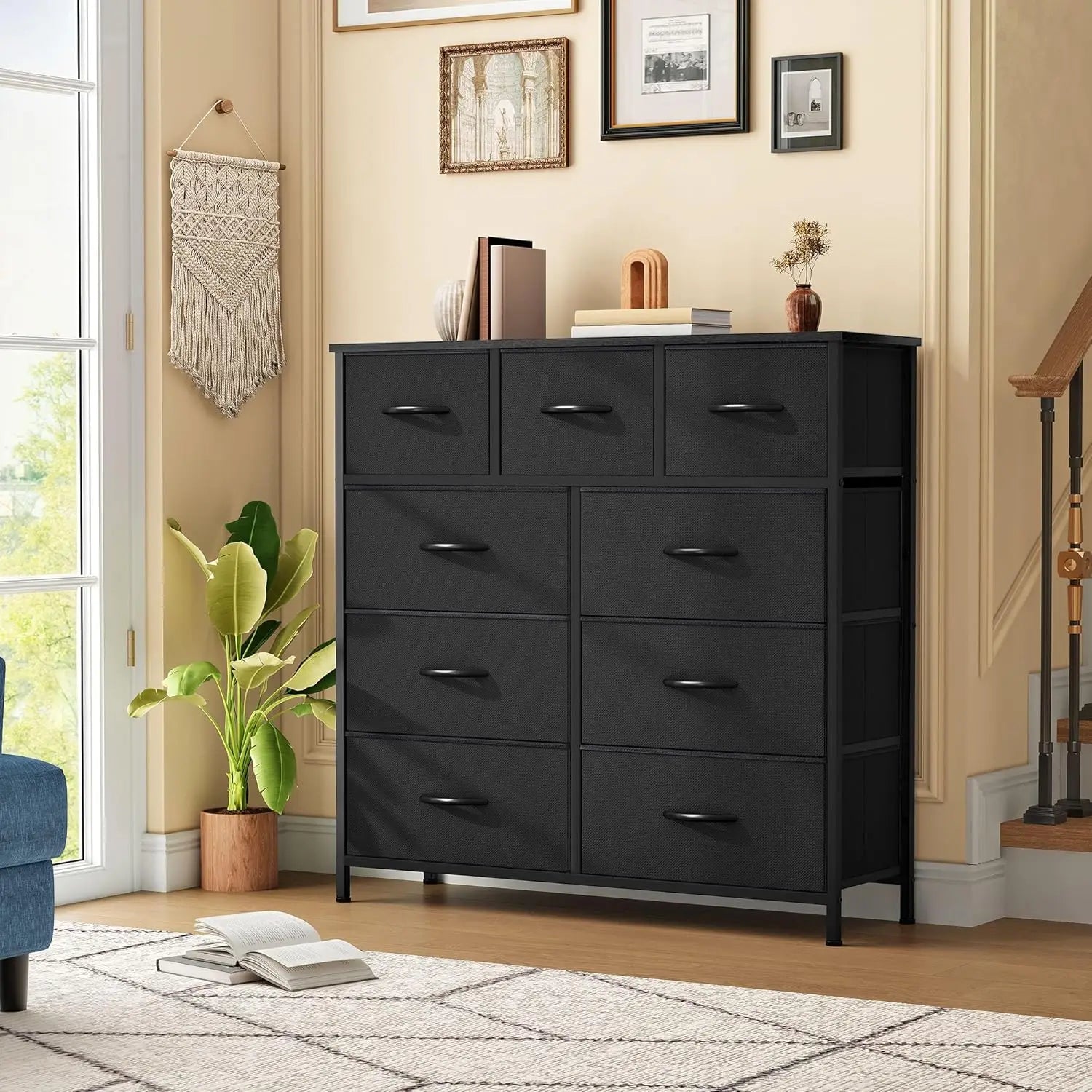 9-Drawer Fabric Storage Tower/Dresser