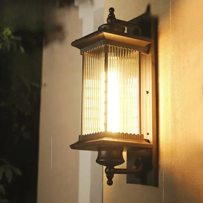 Outdoor Wall Light Retro Porch Lamp Waterproof