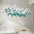 Nordic Green Stone Glass Led Pendant Lights For Dining Room Chandeliers Lighting Lustre Home Living Loft Hanging Lamp Luminaire
