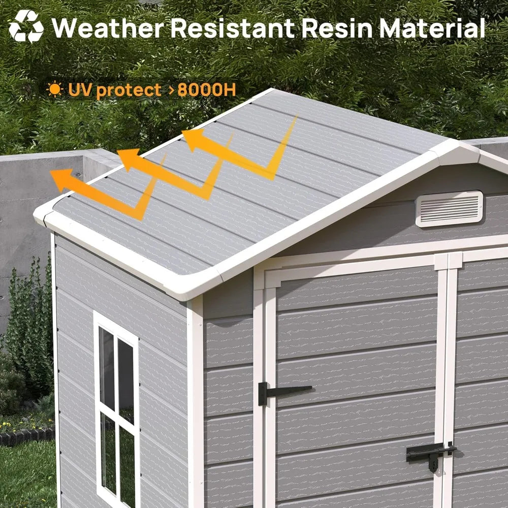 Resin Storage Shed with Flooring