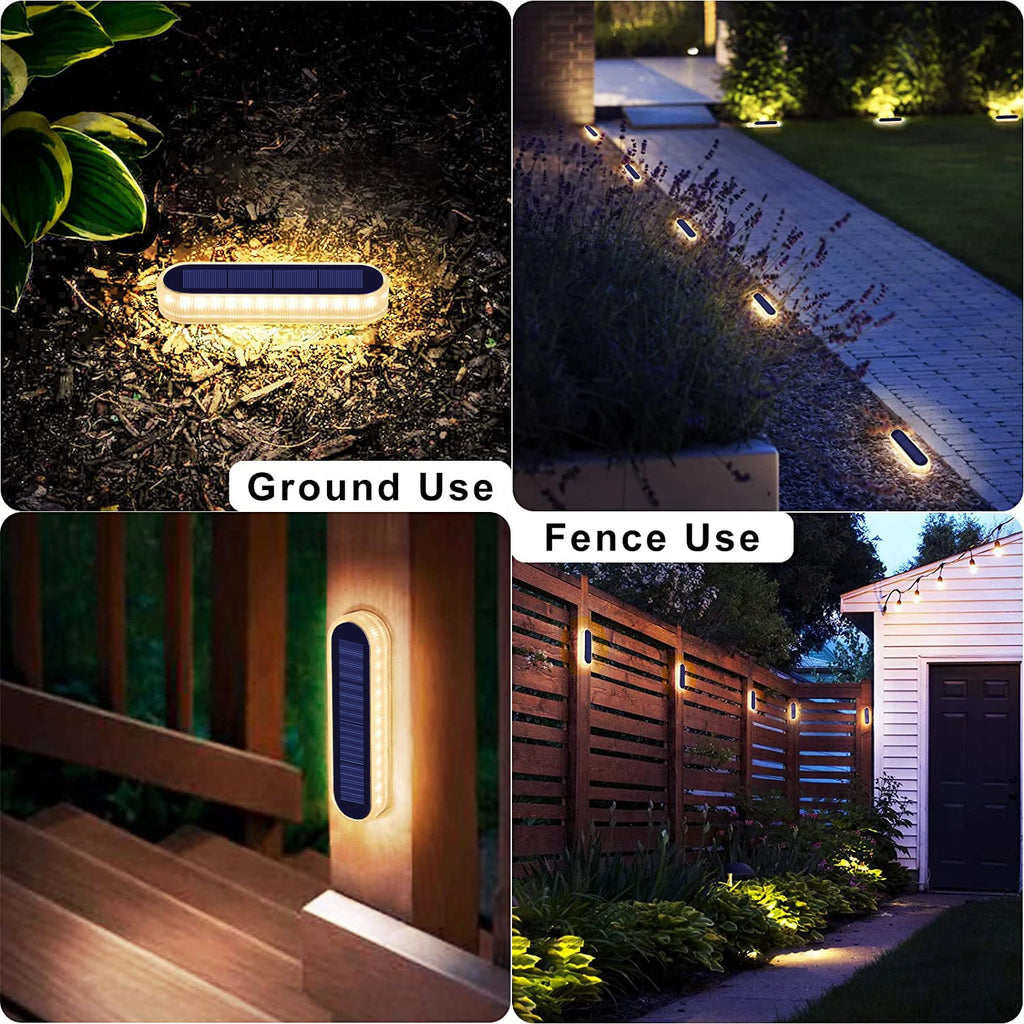 4 Pack Solar Deck Lights