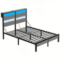 Queen Bed Frame with Headboard/Charging Station