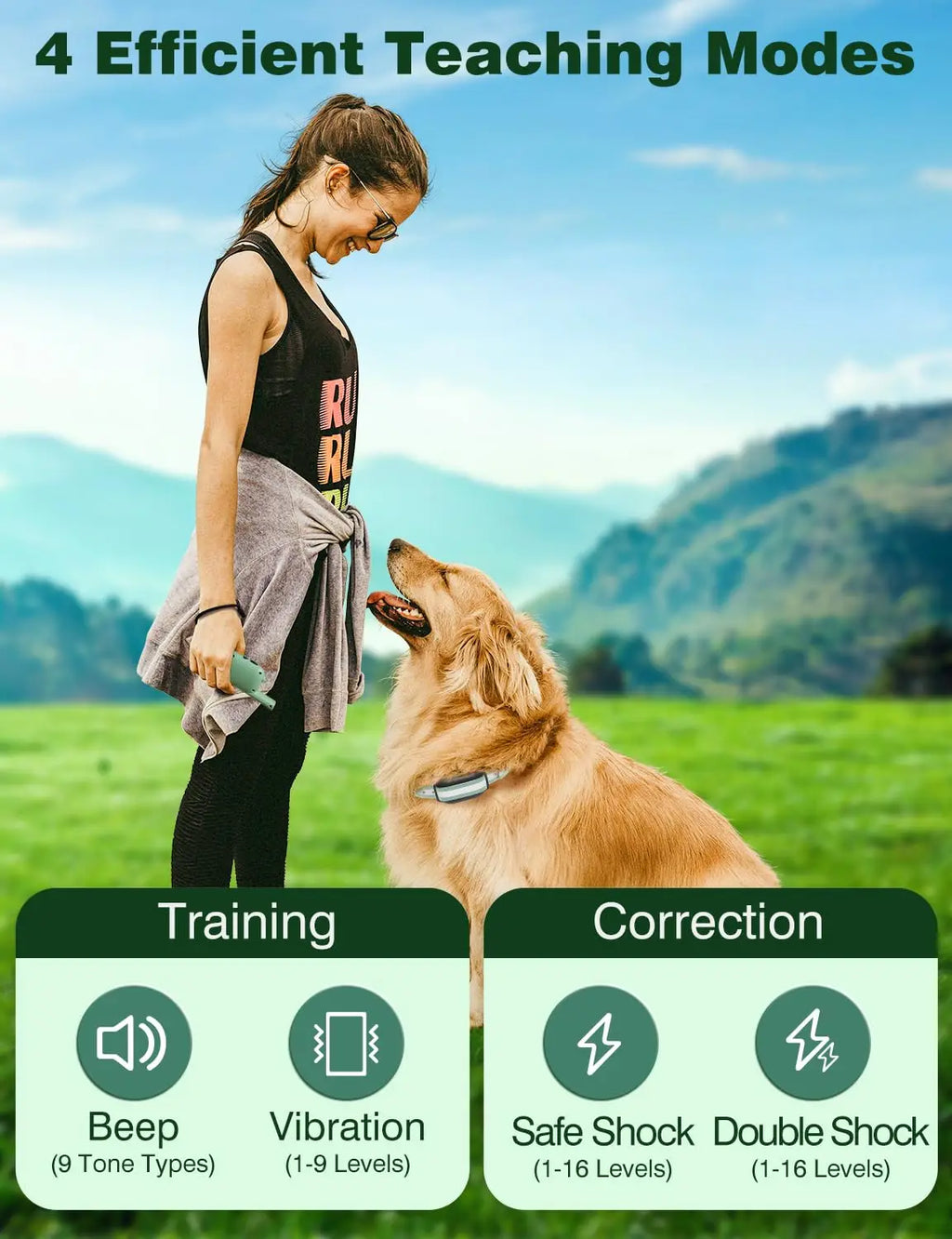3300ft Dog Shock Collar with Remote