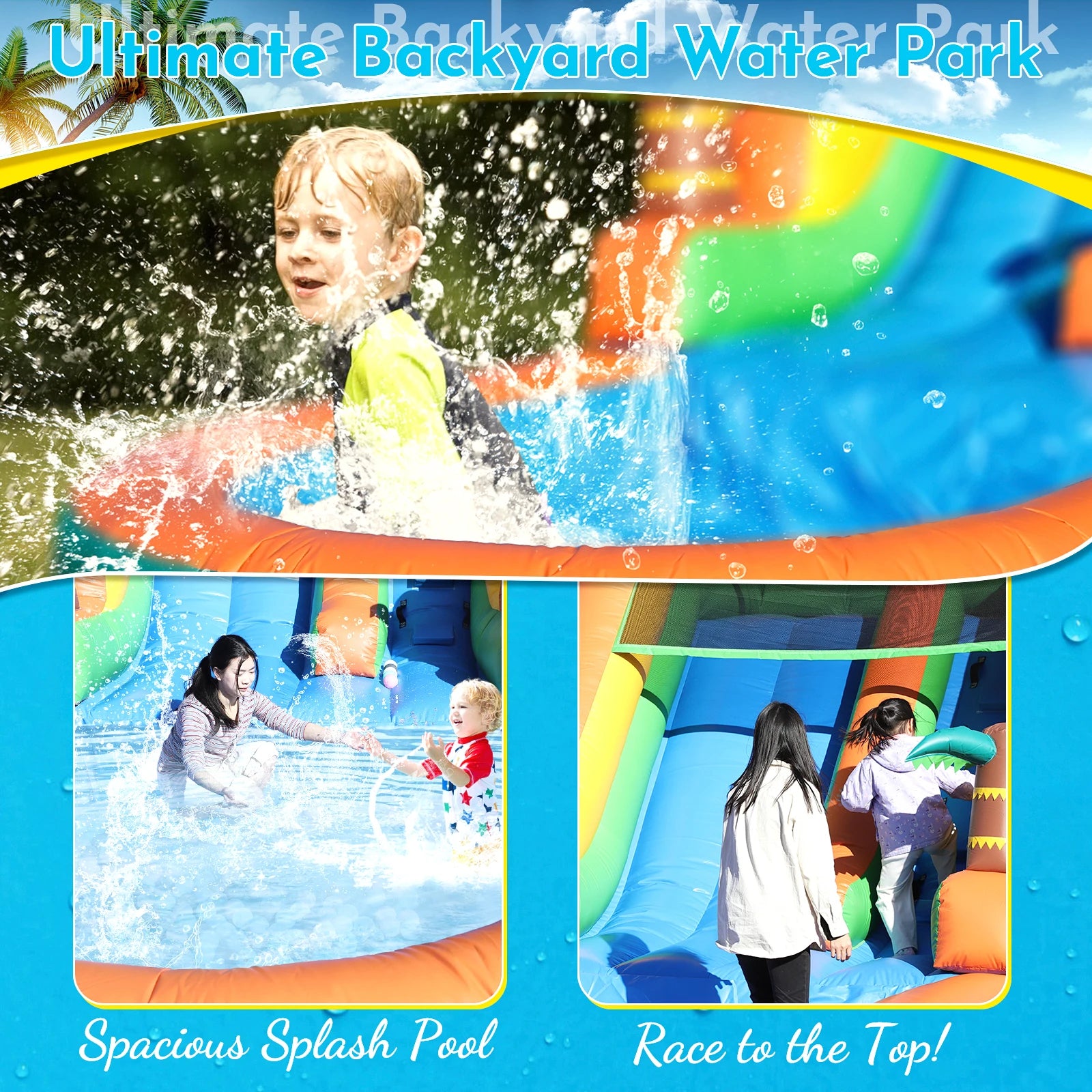 21ft Giant  Inflatable Water Slide