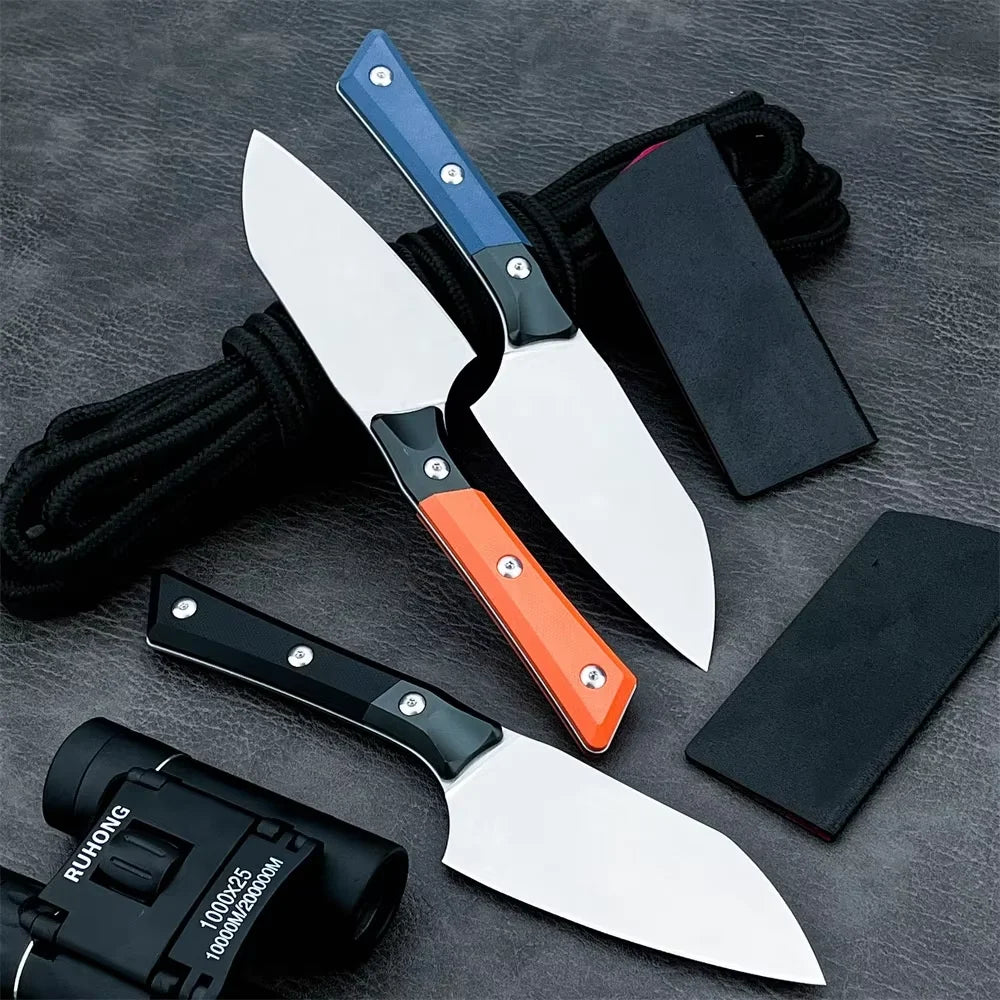 Portable Fruit Knife G10 + Aluminum Knife