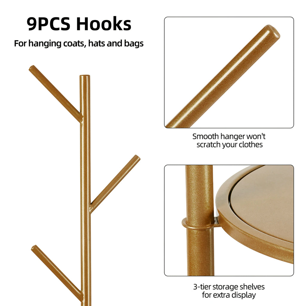 Marble Coat Rack Stand