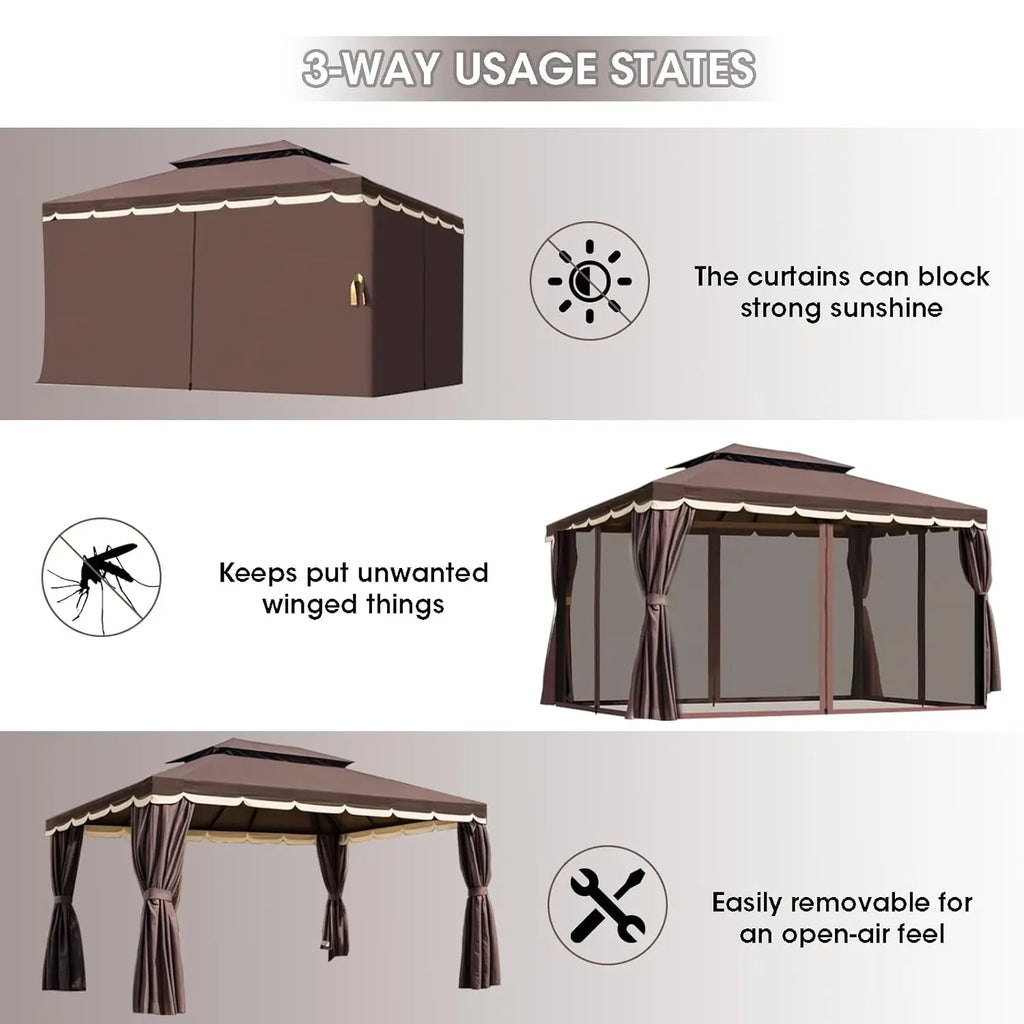 10'x13' Outdoor Patio Gazebo