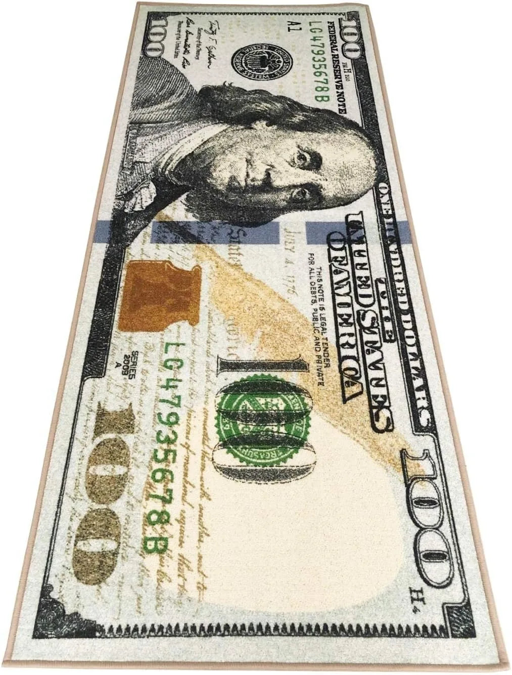 Money Rugs 100 Dollar Bill Runner