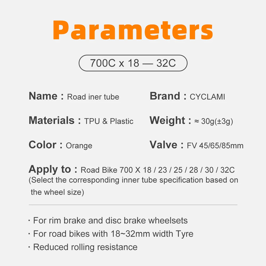 Ultralight TPU Bike Inner Tube