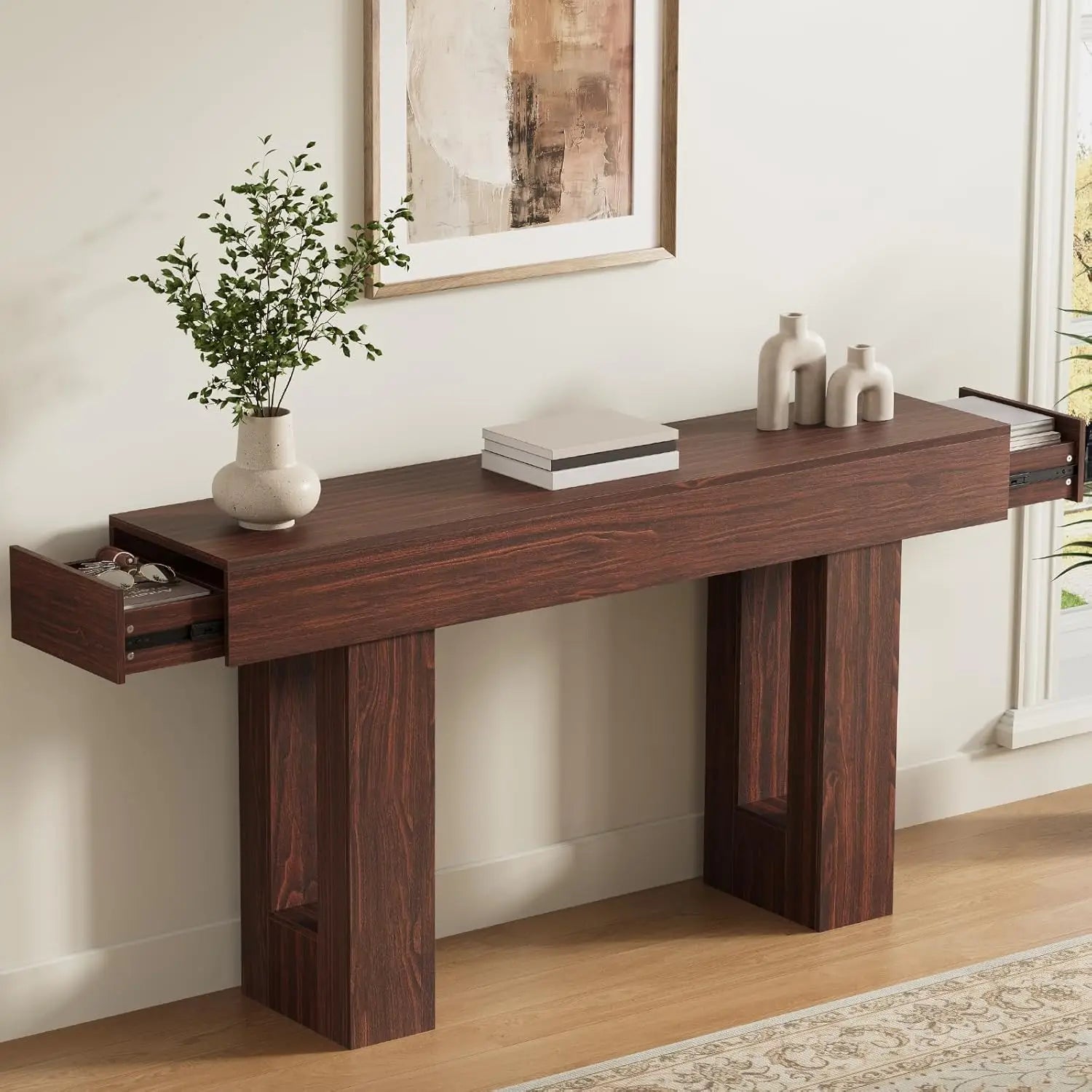 Console Table with Drawers