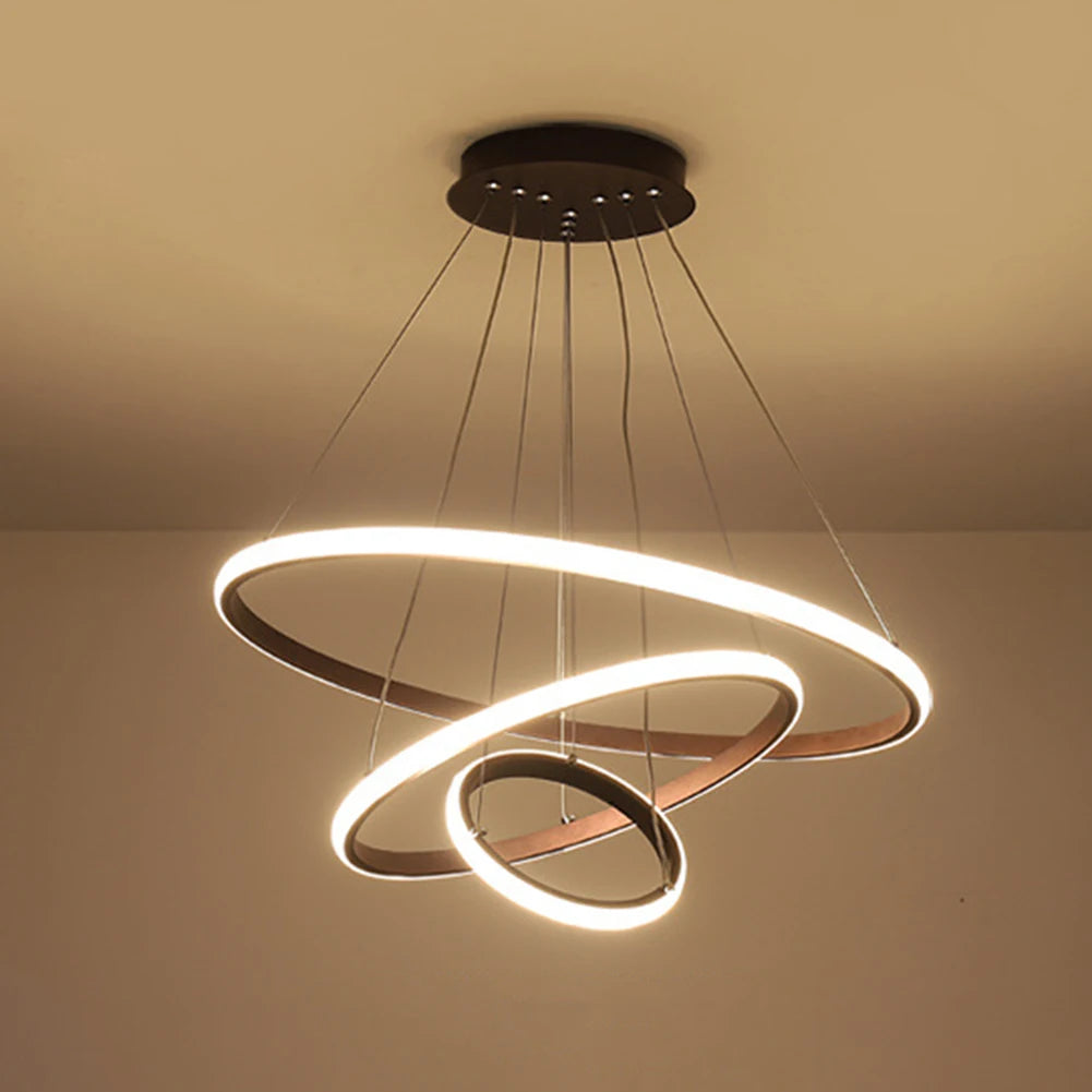 Led Pendant Modern Geometry Hanging Light