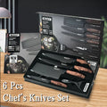 Stainless Steel 6-Piece Kitchen Knife Set