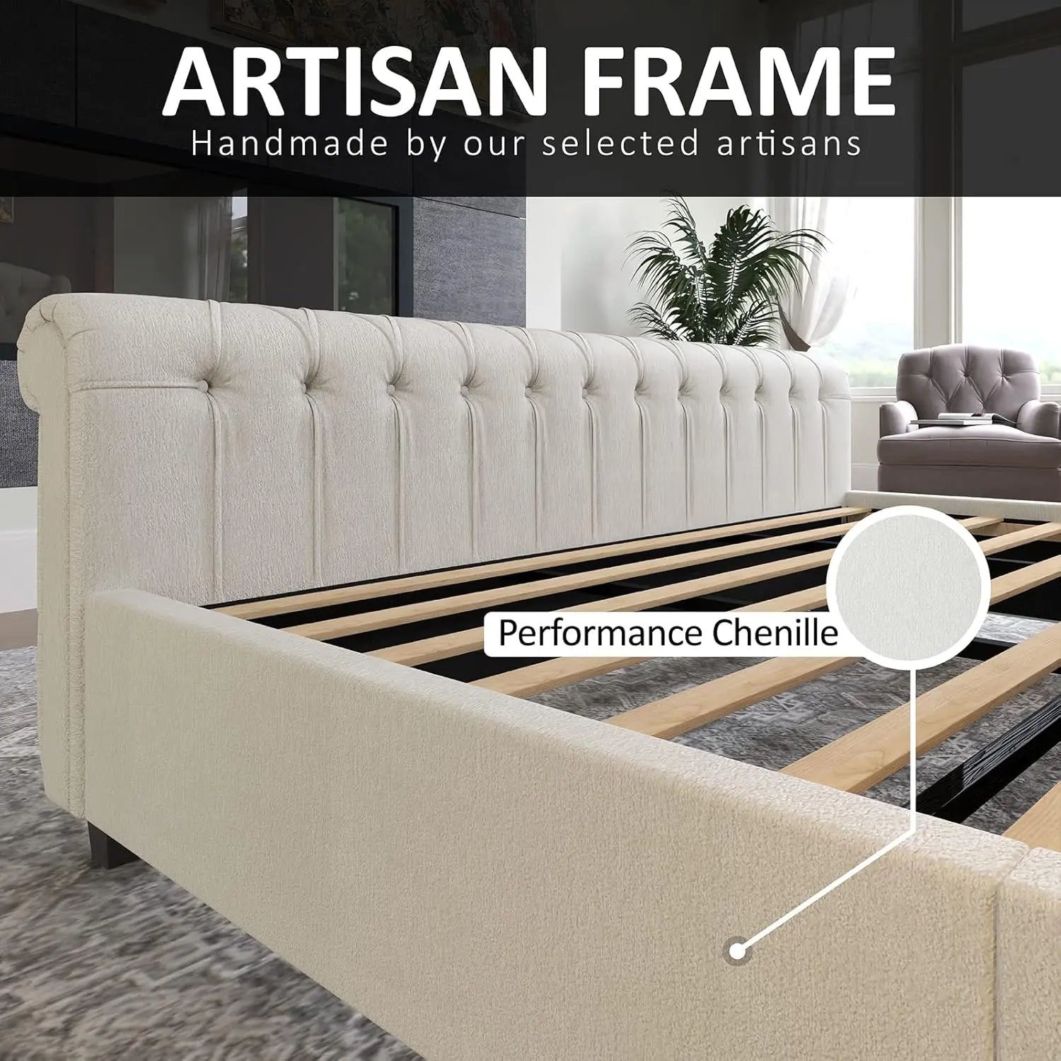 Queen Size Platform Bed Frame
