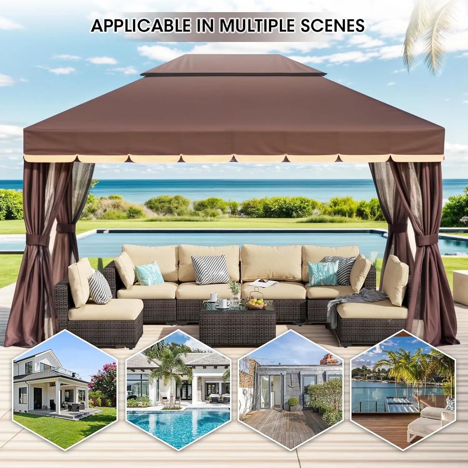 10'x13' Outdoor Patio Gazebo