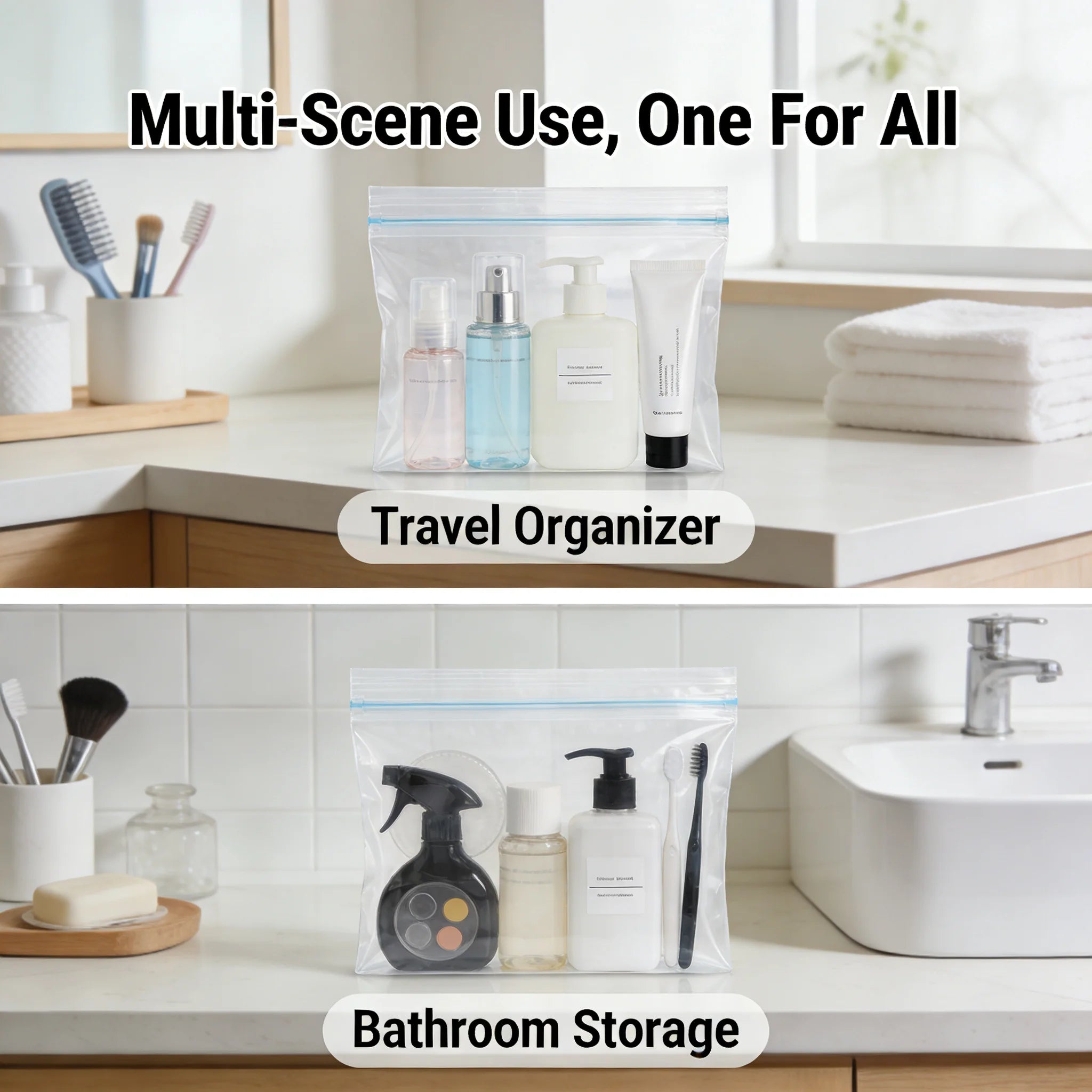Leak Proof/Airtight Reusable Storage Bags