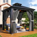 8x8FT Sturdy Hardtop Gazebo