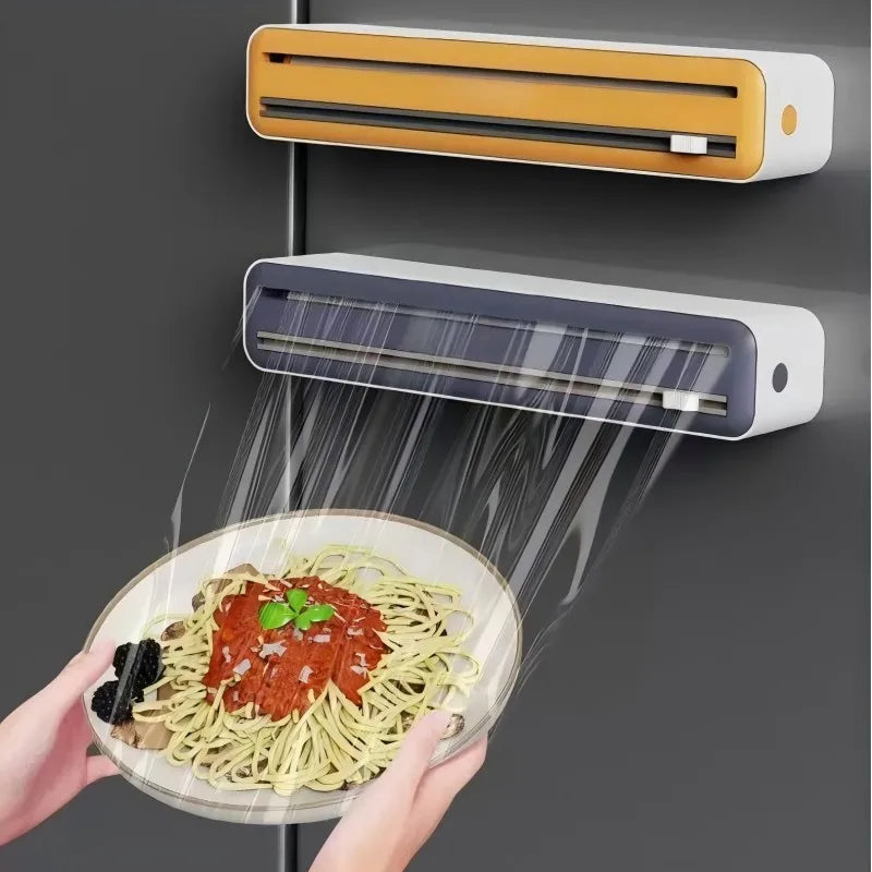 Plastic Wrap Dispenser with Cutter