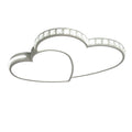 Heart Shaped Ceiling  Crystal LED Flush Mount Lamp